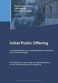 Initial Public Offering, Buchcover