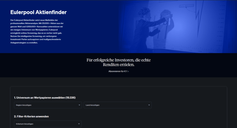 Eulerpool Aktienfinder