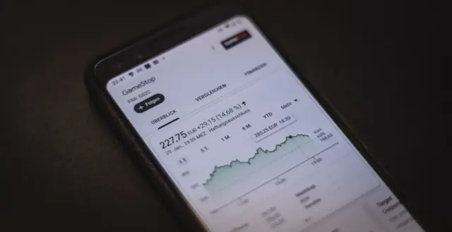 GameStop-Aktie in einer Finanz-App auf dem Smartphone mit einem Kurs von 227,75 Euro und einem Tagesplus von 14,68 Prozent